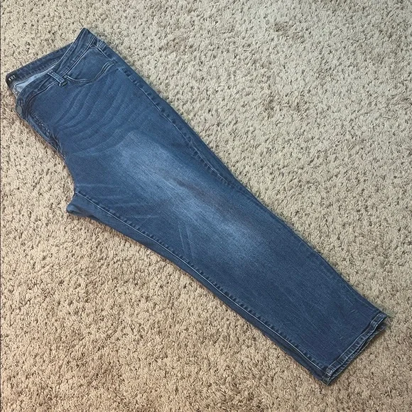 Kut from the Kloth Women's Dark Blue Skinny Ankle Jeans - Picture 3 of 12